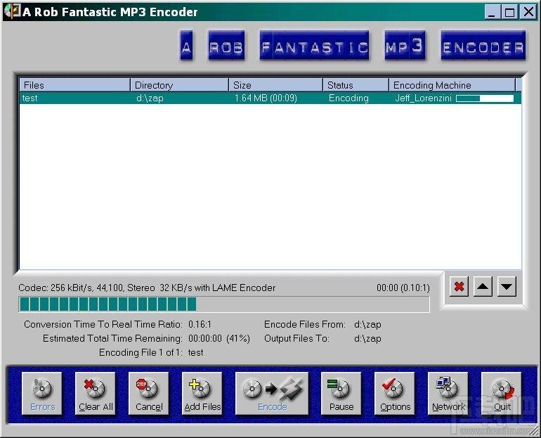 A Rob Fantastic MP3 Encoder,MP3 Encoder,WAV文件转成MP3